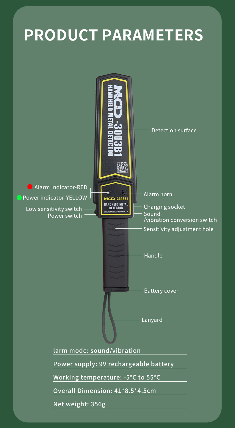 MCD Hand Metal Detector Supplier in BD MCD Hand Metal Detector Supplier in BD